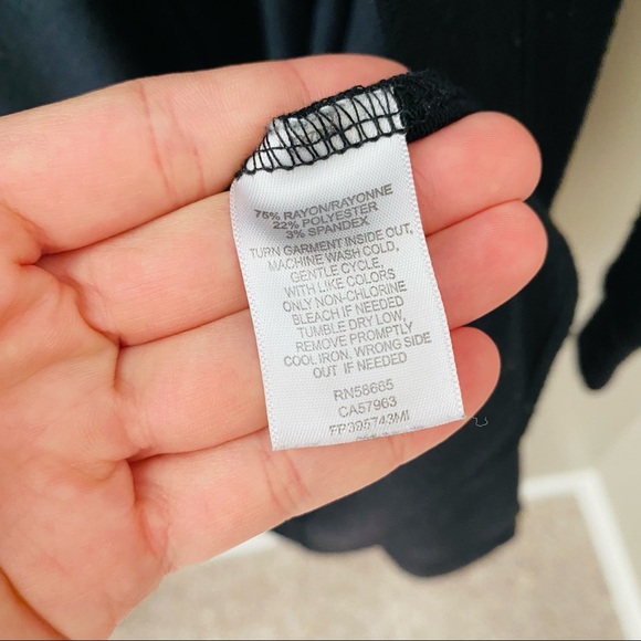 Free Press Open Front Cardigan Black Sz Small - Picture 10 of 10